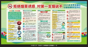 世界无烟日控烟宣传栏