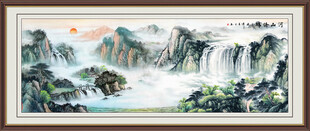 工笔山水画