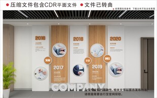 企业荣誉展示墙风采