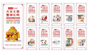 春节习俗宣传海报展示