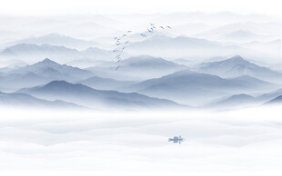 水墨山水画