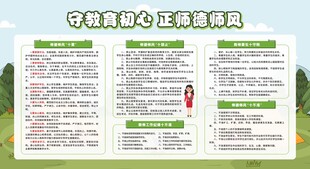 师德师风宣传栏