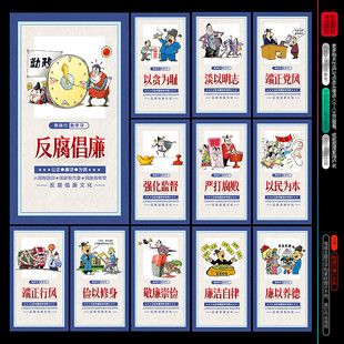 反腐展板