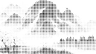 点状山