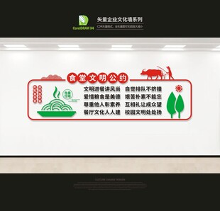 食堂文化墙