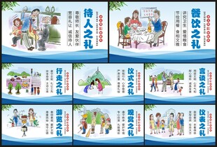 礼仪文化墙