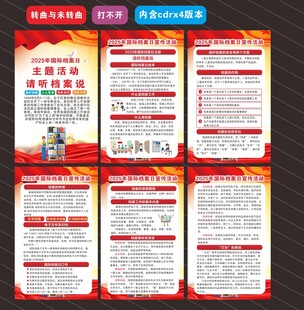 2025年国际档案日海报