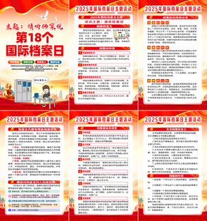 2025年国际档案日海报