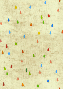 扎染 雨滴 