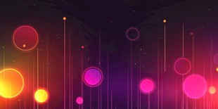 炫彩渐变光效背景图案