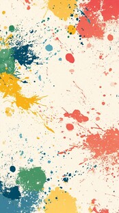 多彩泼墨艺术背景图