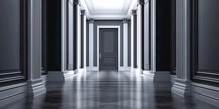 暗黑系走廊尽头的神秘之门