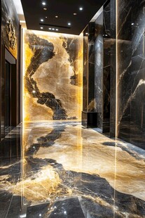 奢华大理石打造的精致大厅