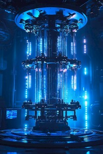 未来科技感的酷炫机械装置