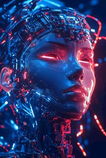 未来机械女 科技酷炫之姿