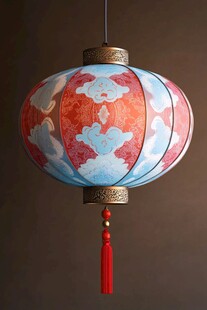 中式复古云纹灯笼