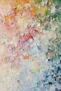 多彩油画纹理艺术背景