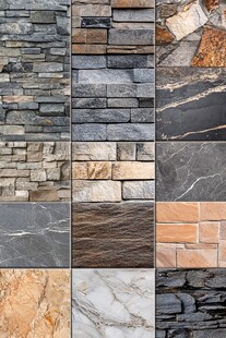 多样石材纹理展示