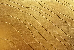 金色纹理皮革质感背景图