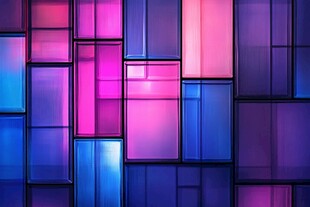 炫彩方块背景图案