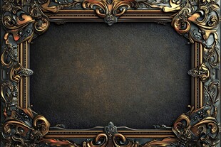 复古华丽雕花相框