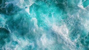 蔚蓝海浪 梦幻海洋景致