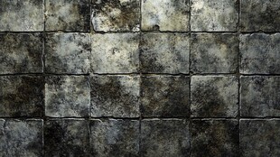 复古灰色石砖墙面纹理