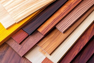 多样木材板材精美展示