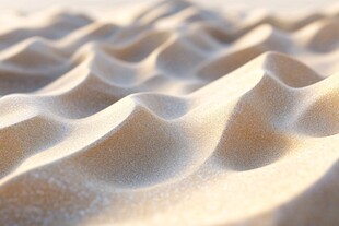 细腻沙滩纹理特写