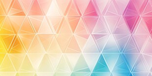 多彩几何渐变三角背景图
