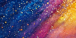 梦幻星空水彩背景纹理