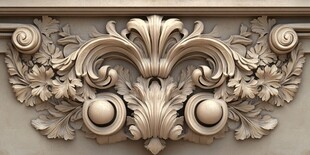 欧式古典雕花装饰细节