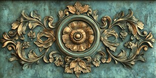 复古青铜雕花装饰艺术