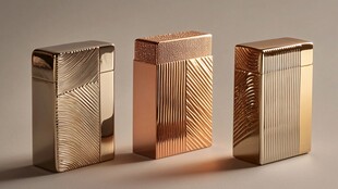 三款精致金属质感打火机