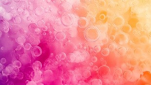 梦幻泡泡水彩背景图
