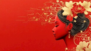 红妆佳人 尽显东方古韵