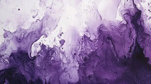 梦幻紫墨抽象艺术画面