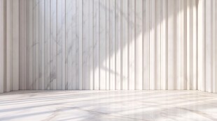 简约白色大理石室内空间