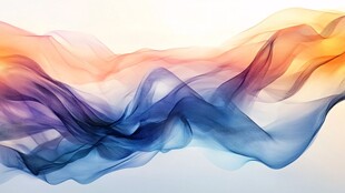 梦幻飘逸彩色烟雾纹理图