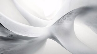 白色流线抽象艺术背景