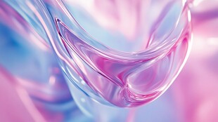 梦幻流体形态艺术画面