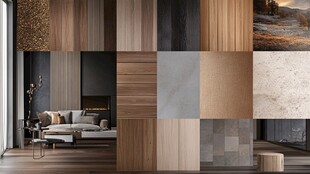 多样材质打造现代家居空间