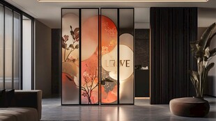 中式艺术屏风的室内美学