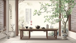 中式雅致茶室 尽显古韵