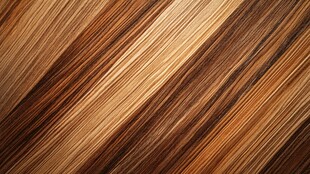 丝滑棕系美发纹理特写