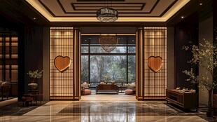 中式奢华客厅典雅空间