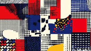 抽象几何图案艺术拼图