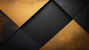 黑金几何拼接质感背景