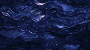 梦幻深蓝星空波纹背景