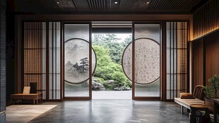 中式雅致室内外景观交融